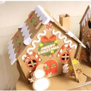 ( )종이하우스골직DIY 대(크리스마스 하우스) 100개