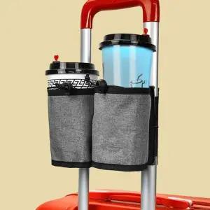 여행 캐리어 가방 손잡이 컵홀더 소품 부품 그레이