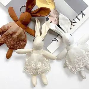 [하프클럽/]레이스토끼키링 인형 키홀더 백참 악세사리 AC19-069