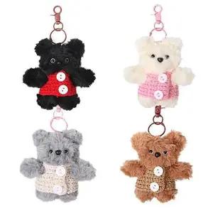 [하프클럽/]뽀글이 미니 곰돌이 인형키링 커플키링 bbac20-147