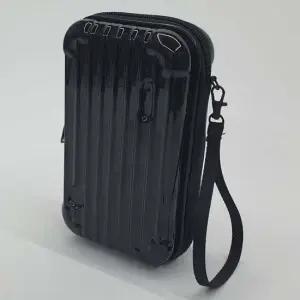 여행용 미니 하드캐리어 파우치 가방 블랙