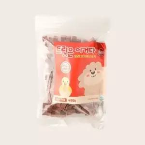 고품질 강아지간식 애견간식 훈련용간식 오리 큐브져키 400g (WFFUNRC)