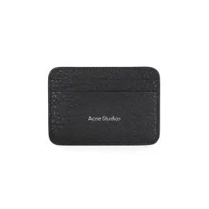 [아크네스튜디오] 25FW CG0245 900 레더 블랙 카드지갑