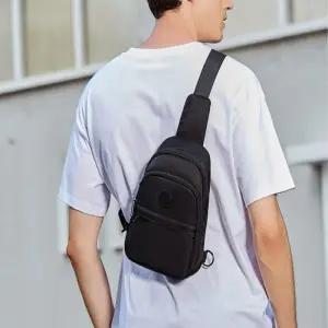 [룽스]기본 옆으로메는가방 베이직 무지 검정