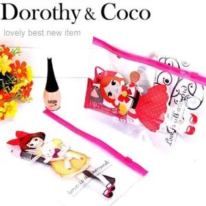 [룽스]코코 투명 트래블 지퍼백 2종(소)