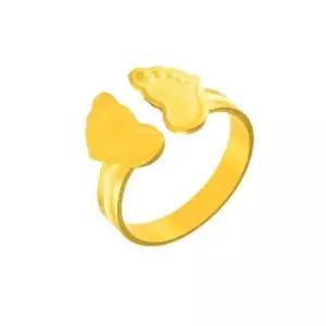 한국금거래소 순금 아기발바닥 돌반지 1.875g