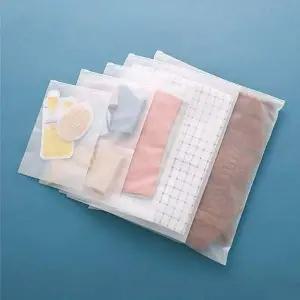 반투명 파우치 캐리어 35x45 지퍼백 짐싸기