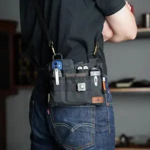 [룽스]다용도수납가방 파우치 택티컬 블랙 가방VE5