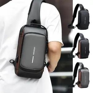 [룽스]크로스백 비밀번호 여행용여권가방 가방