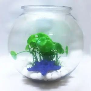 투명 플라스틱 어항 볼어항 복주머니 중형 어항 장식 (WFG2GCL)