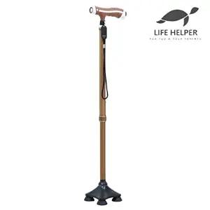 라이프헬퍼 10단 높이조절 지팡이 G1 / 고급 명품 가벼운 노인용 초경량 효도 할머니 어르신 4발