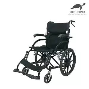 라이프헬퍼 접이식 수동 휠체어 A3 (팔거치대) 13.4kg 경량 장애인 노인 야외 병원 실내 요양원