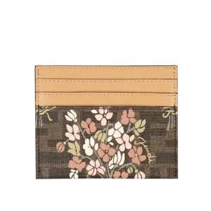 [명품] FF 패브릭 플라워 프린팅 여성 카드 8M0445 AURF F174H