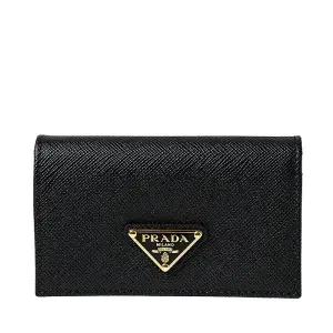 [명품] 사피아노 삼각 로고 여성 카드지갑 1MC122 QHH F0002