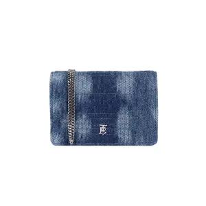 퀼팅 데님 디태처블 체인 스트랩 카드지갑 80269931