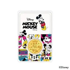 [아시아골드][디즈니] 반짝 미키 마우스 24K 골드코인 0.1g