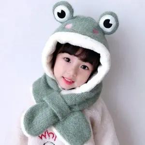 겨울 아동모자 반짝개구리귀달이 크리스마스 답례품 대량가능 준캡 선물 어린이집 유아모자 겨울모자