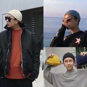 남자 여자 겨울 니트 무지 숏 비니 모자 와치캡 크리스마스 무지비니 겨울 골지비니 니트 모자 남자비니