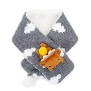 모모프렌즈 넥워머 유아 구름 목도리 니트 목도리 넥워머 방한용품 겨울 아동목도리 유아목도리 니트목도리