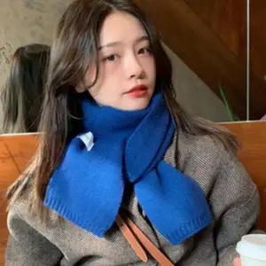 페이딩 니트 목도리 울목도리 남녀공용 목도리 커플목도리 겨울목도리 베이직 넥워머 단색 캐시미어 머플러