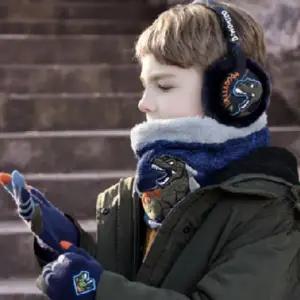 (색상 네이비)다이몬쥬 넥워머 아동 방한 목도리 키즈 니트 목도리 유아목도리 방한용품 아동목도리 겨울