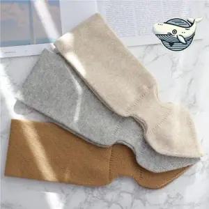 겨울 캐시미어 리본 모자 목도리 포근한 숏 머플러 넥워머 쁘띠목도리 니트 짧은목도리 울목도리 밍크목도