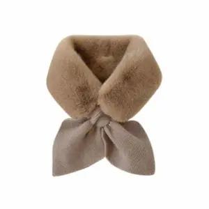 페이크 퍼 니트 겨울퍼목도리 방한목도리 숏머플러 겨울털목도리 목도리선물 짧은목도리 미니목도리 쁘띠머