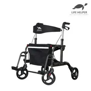 라이프헬퍼 2in1 실버카 R7 (보행보조차/간이휠체어) 실버보행기 노인보조기 성인 할머니 어르신유모차