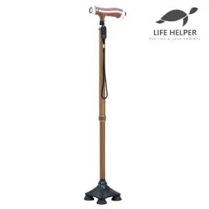 라이프헬퍼 10단 높이조절 지팡이 G1 / 고급 명품 가벼운 노인용 초경량 효도 할머니 어르신 4발