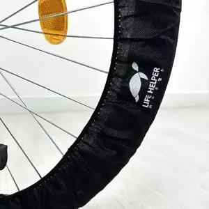 라이프헬퍼 휠체어 바퀴커버 2개 1세트 CO1 탈착형 타이어덮게 실내 요양원 가정용