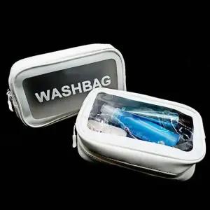 방수 세면도구 가방 화이트 방수파우치 방수가방