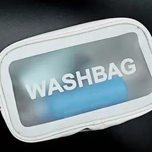 방수 세면도구 가방 화이트 파우치