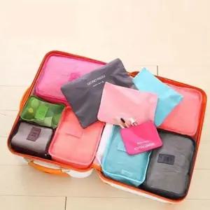 여행용 파우치 6종세트 화장품 세면도구 수납보관백