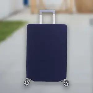여행 가방 캐리어 스판 커버 카바 덮개 케이스 navy L