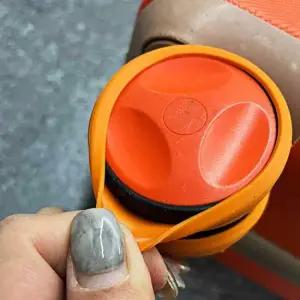 실리콘 슈즈 캐리어 오렌지 커버 덮개 바퀴보호 바퀴