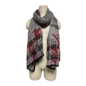 러브캣 체크플레이 스카프(FIF8X203BLZZ)