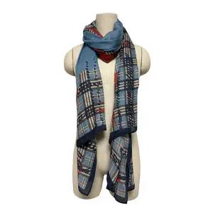 러브캣 체크풀레이 스카프(FIF8X203BUZZ)