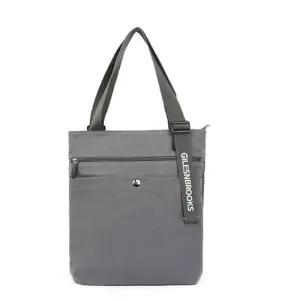 [라일리] Rly 캔버스 숄더백 보조 가방 포켓 레터 포인트 그레