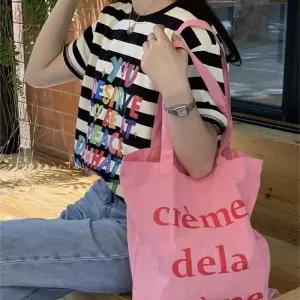 [라일리] Rly 상큼 레터링 캔버스백 2종 천가방 숄더백 학생가