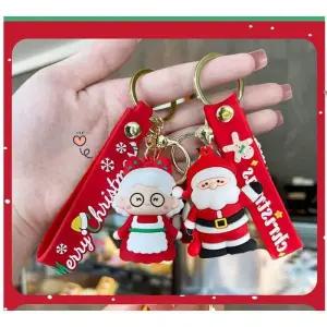[라일리] Rly 산타인형커플 크리스마스장식소품 산타키링