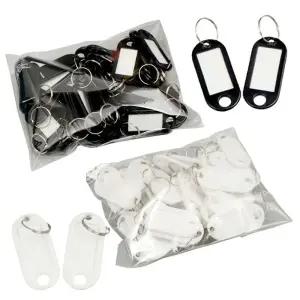 [라일리] Rly 키링 네임택 캐리어 가방 대용량 네임태그50개입