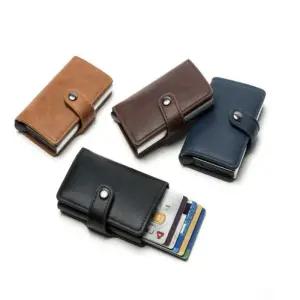 [라일리] Rly 원터치 슬라이드 자동 카드지갑 카드홀더 소형지갑