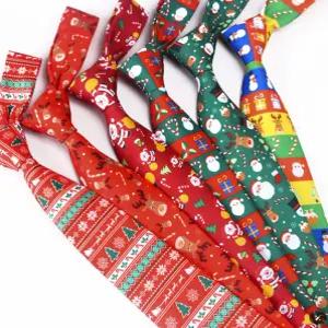 크리스마스 넥타이 행사 파티 사진촬영