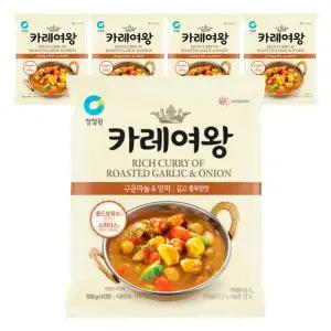 청정원 카레여왕 마늘양파분말, 108g, 5개