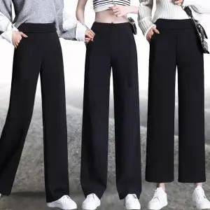 힙제이 (S~4XL) 기모바지 롱&숏 와이드팬츠 10부바지 겨울바지 9부바지 여성 키큰키작~