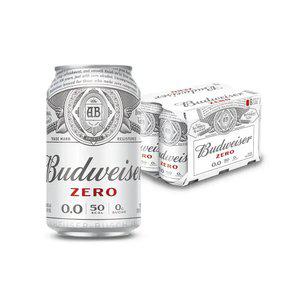 버드와이저제로(0.0) 330ml 12캔 논알콜 맥주맛 음료