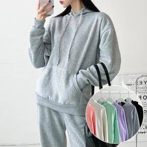 루아 기모 후드티 6color / 루즈핏 겨울 긴팔티 후디