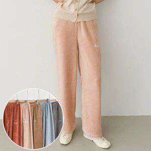 와이드 수면 바지 7color / 겨울 잠옷 극세사 밍크 넉넉한 빅사이즈 남녀공용