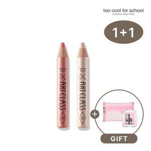 [2EA] 투쿨포스쿨 아트클래스 프로타주 펜슬 (+핑크샤프너,핑크파우치)