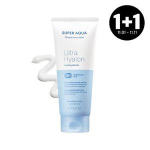 [1+1][미샤] 수퍼 아쿠아 울트라 히알론 포밍 클렌저 200ml